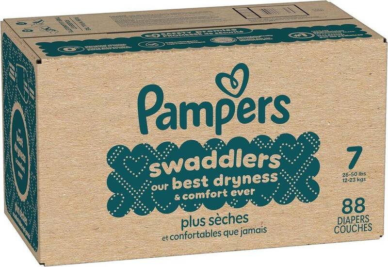 Pampers SWAD S7 OMS 1/88 88 ct product package