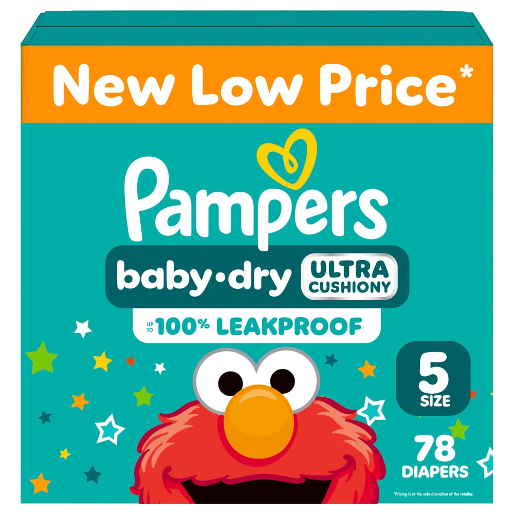 Pampers BDRY S5 SUPER 1/78 78 ct product package
