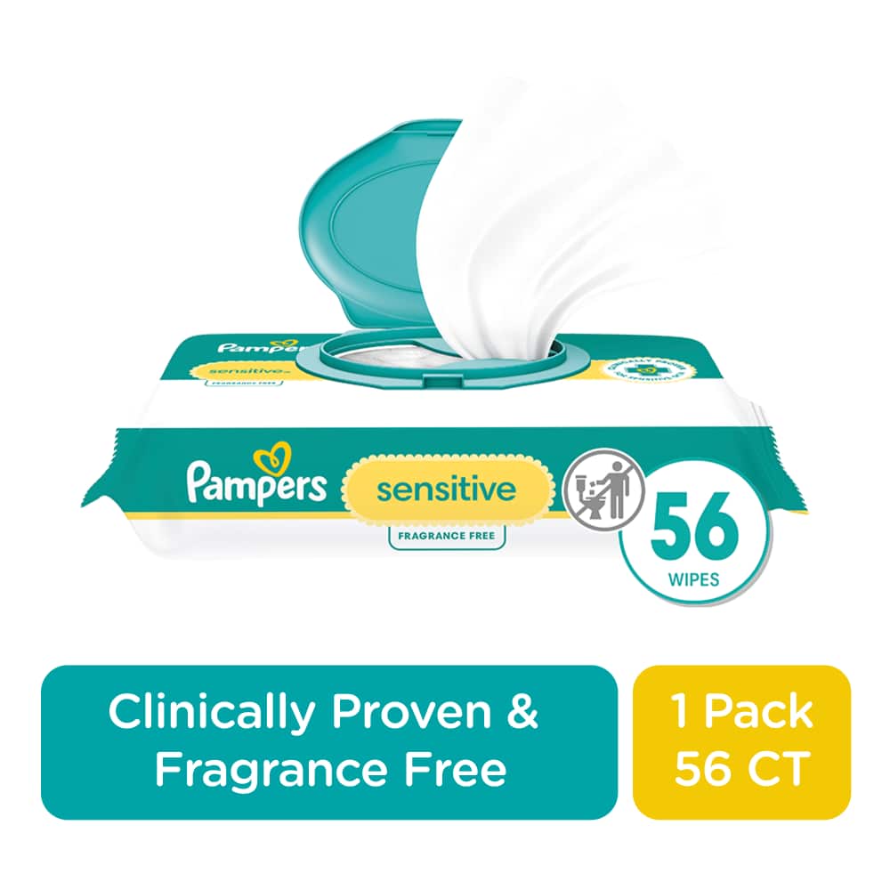 Pampers BW SENS 1X 56ctFIT 8/56 56 ct product package