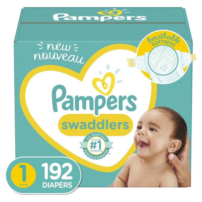 Pampers Swad S1 Supecon S/BAE 1/192 192 ct product package