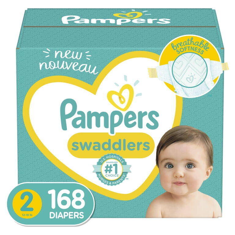 Pampers Swad S2 Supecon S/BAE 1/168 168 ct product package