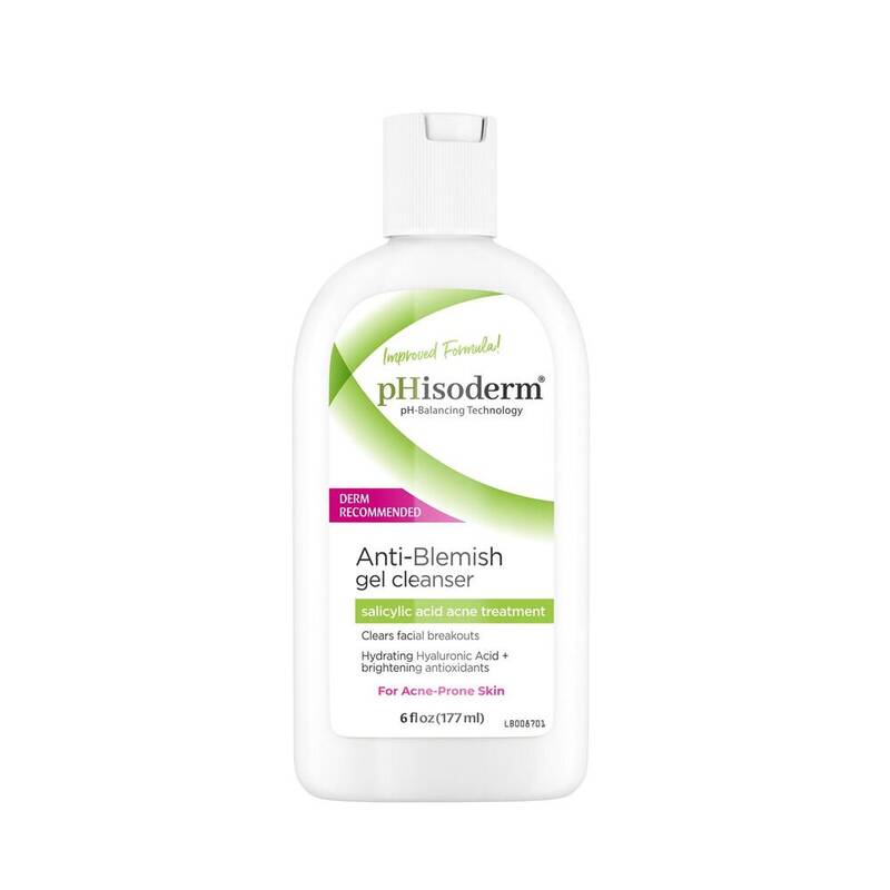 pHisoderm Anti-Blemish Gel Cleanser 6oz product package