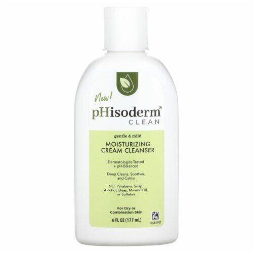pHisoderm Clean Gentle & Mild Moisturizing Cream Cleanser 6oz product package