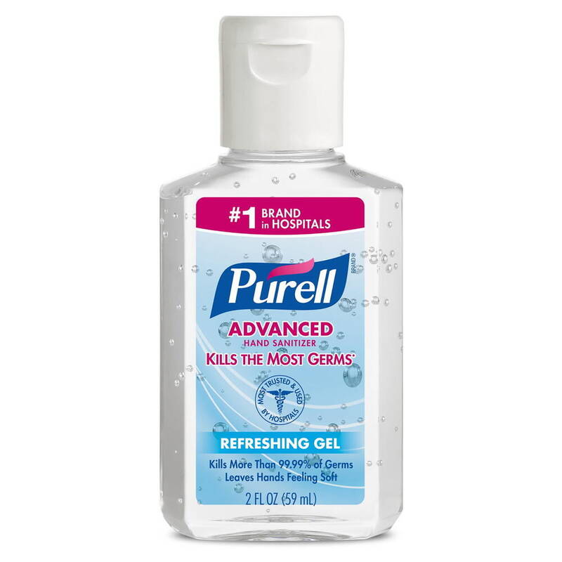 Purell Advanced Hand Sanitizer, Refreshing Gel 2oz product package