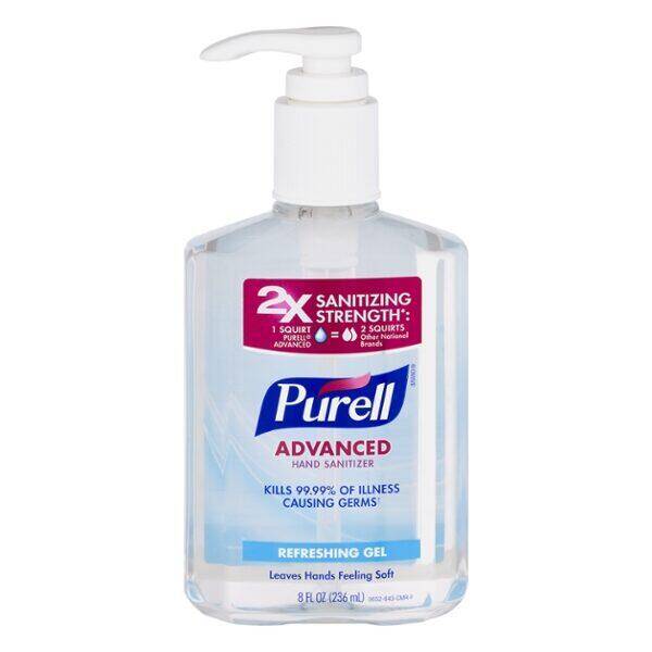 Purell Advanced Hand Sanitizer, Refreshing Gel 8oz product package