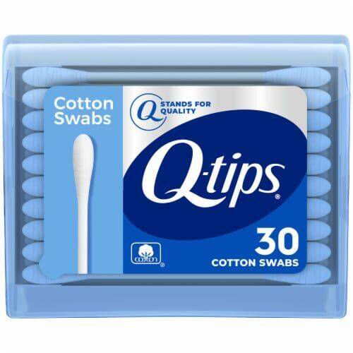 Q-tips Cotton Swabs 30ct product package