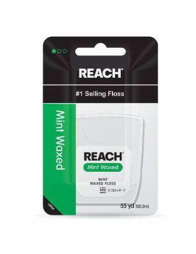 Reach Mint Waxed Dental Floss 55yd product package