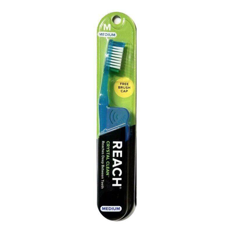 Reach Crystal Clean Medium Toothbrush 1ct product package