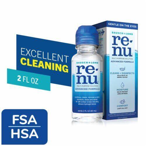 Bausch + Lomb renu Advanced Formula Multi-Purpose Solution 2oz product package