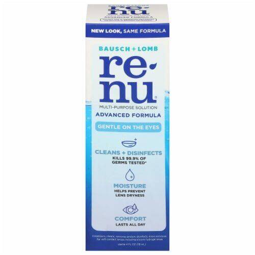 Bausch + Lomb renu Advanced Formula Multi-Purpose Solution 4oz product package