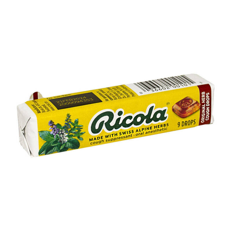 Ricola Original Herb Throat Drops 9ct product package