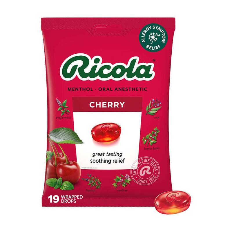 Ricola Cherry Throat Drops 19ct product package