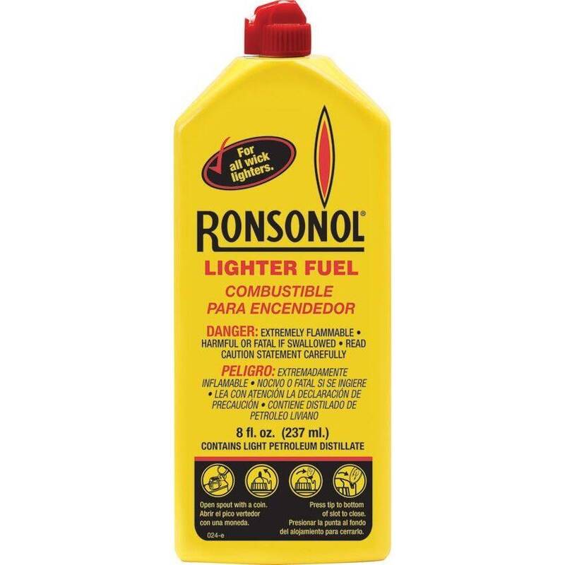 Ronsonol Lighter Fuel 8oz product package
