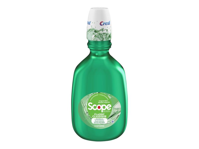 Scope Classic Original Mint Mouthwash 1.5L product package