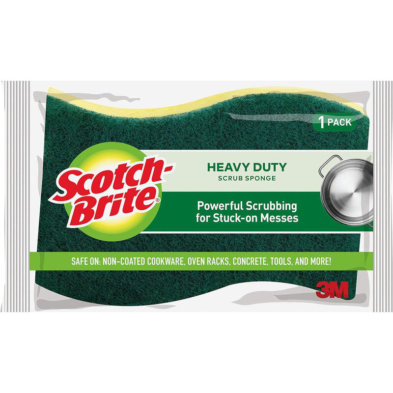 Scotch-Brite Heavy Duty Scrub Sponge 1ct product package