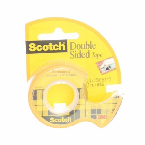 Scotch Double-Sided Tape 1/2"x250" product package
