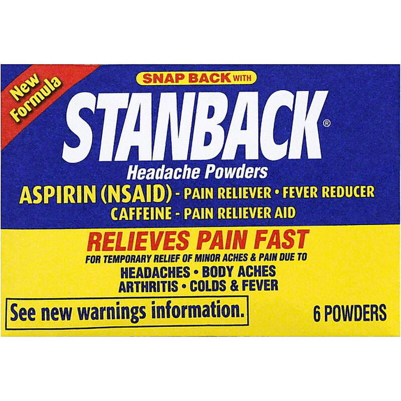 Stanback Headache Powders, 6 Count 6ct product package