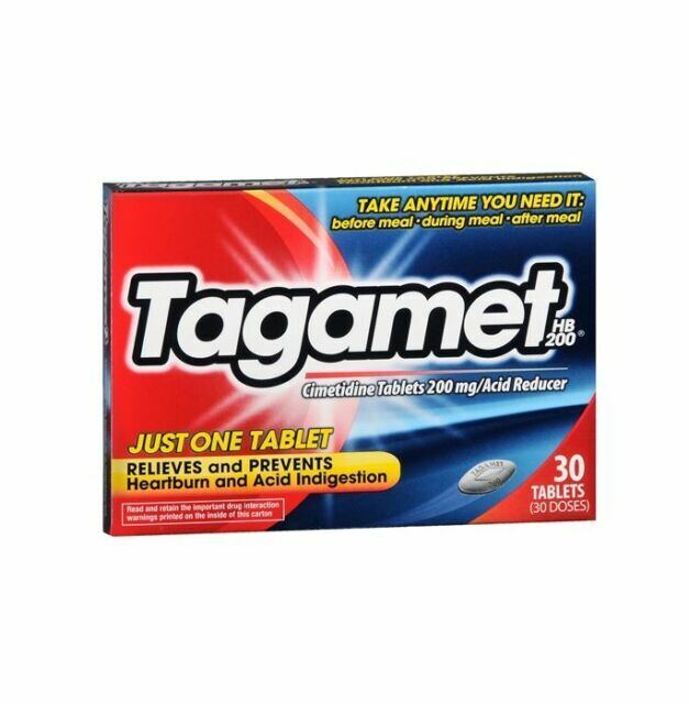Tagamet HB 200 Cimetidine Acid Reducer, 30 Tablets 30ct product package