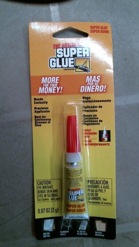 The Original Super Glue Liquid, 2 g Tube 1pk product package