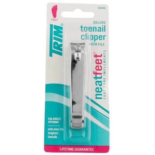 TRIM Deluxe Toenail Clipper with File 1ct product package