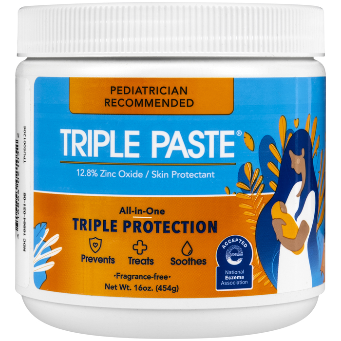 Triple Paste All-in-One Diaper Rash Ointment 16 oz (454 g) product package