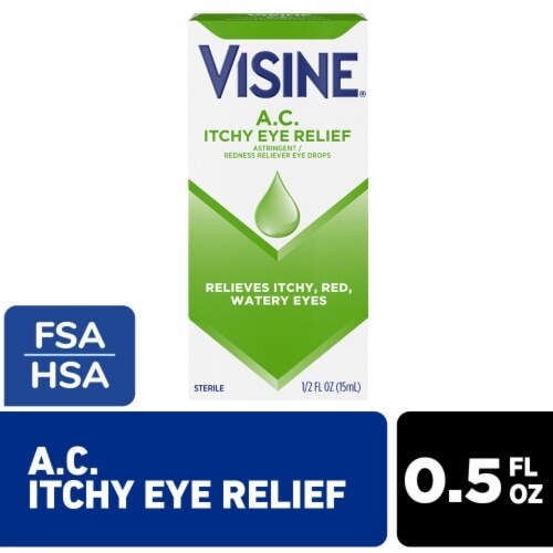 VISINE A.C. Itchy Eye Relief Eye Drops .5oz product package