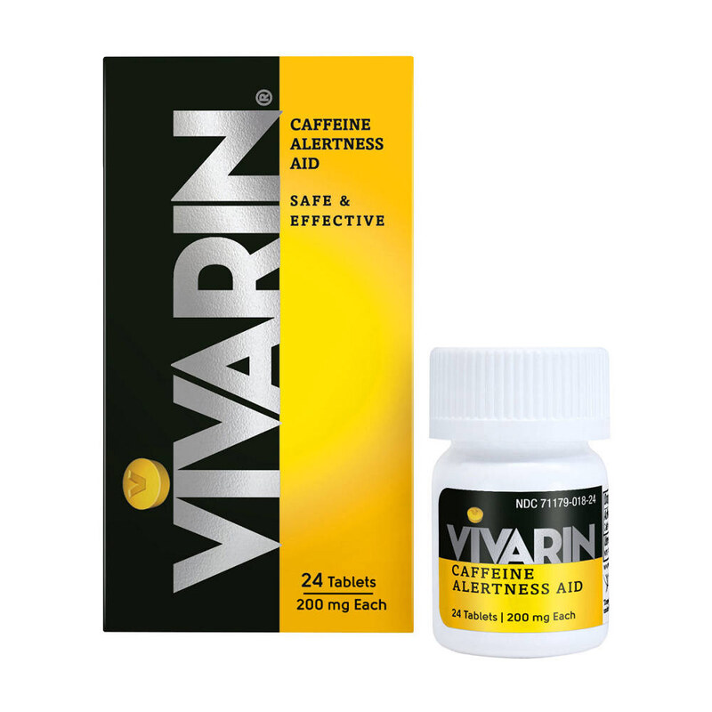 VIVARIN Caffeine Alertness Aid Tablets, 200 mg 24ct product package