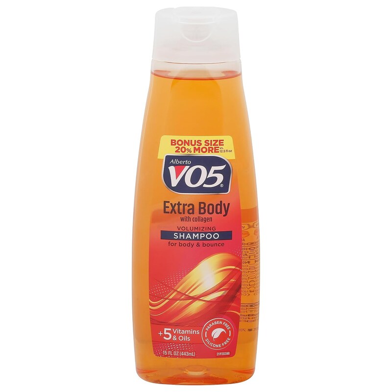 Alberto VO5 Extra Body with Collagen Volumizing Shampoo 15oz product package
