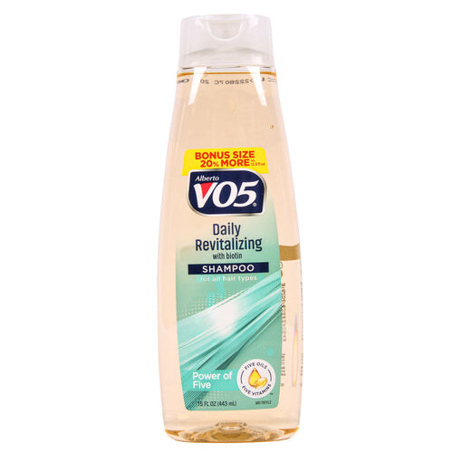 Alberto VO5 Daily Revitalizing with Biotin Shampoo 15oz product package