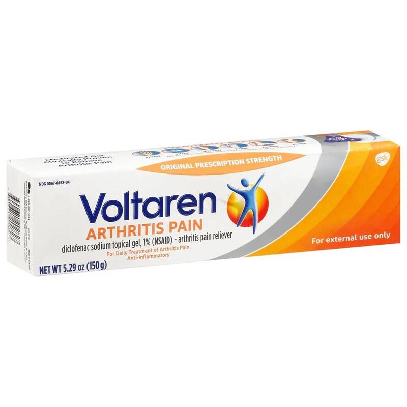 Voltaren Arthritis Pain Topical Gel, Diclofenac Sodium 1% 150 g (5.29 oz) product package