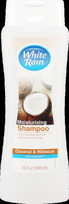 White Rain Moisturizing Shampoo, Coconut & Hibiscus 15oz product package
