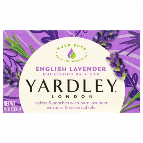 Yardley London English Lavender Nourishing Bath Bar product package