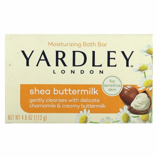 Yardley London Shea Buttermilk Sensitive Skin Moisturizing Bath Bar product package