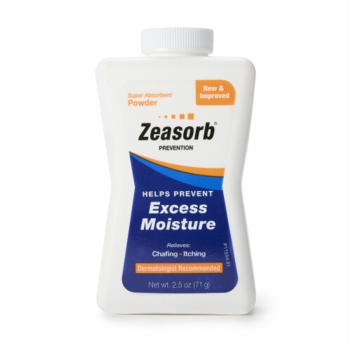 Zeasorb Prevention Super Absorbent Powder 2.5oz product package